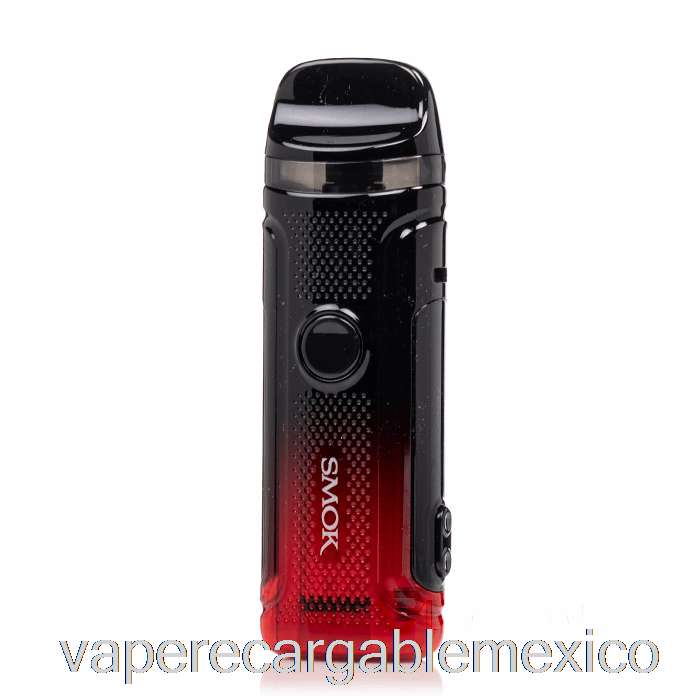 Vape Recargable Smok Nord C 50w Pod Kit Rojo Transparente